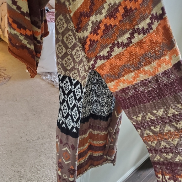 Oversized Free people fall Patchwork long cardigan - Picture 5 of 7